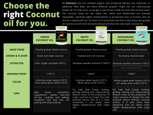 Difference between Kokonati oils (1)