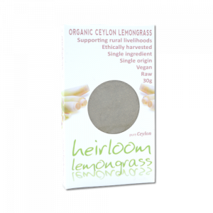 HEIRLOOM Organic Ceylon Lemongrass Powder 30g