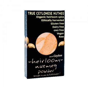 HEIRLOOM Organic Ceylon Nutmeg Powder 30g