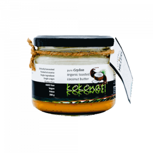 Kokonati Organic Toasted Coconut Butter glass jar 280g