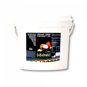Kokonati Organic Virgin Coconut Oil 4 liters food-grade pail - Cold-pressed and raw