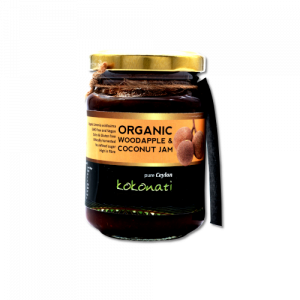 Kokonati Organic woodapple and coconut jam glass jar 150g