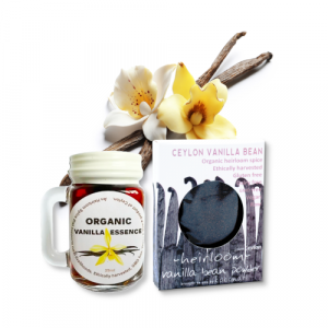 Organic Vanilla - essence powder and pods