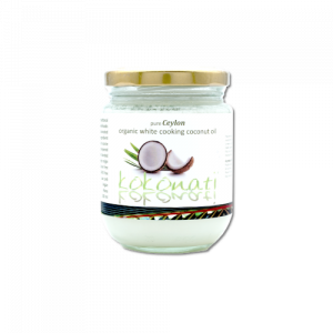 Kokonati Organic White Coconut oil for cooking glass jars 200ml