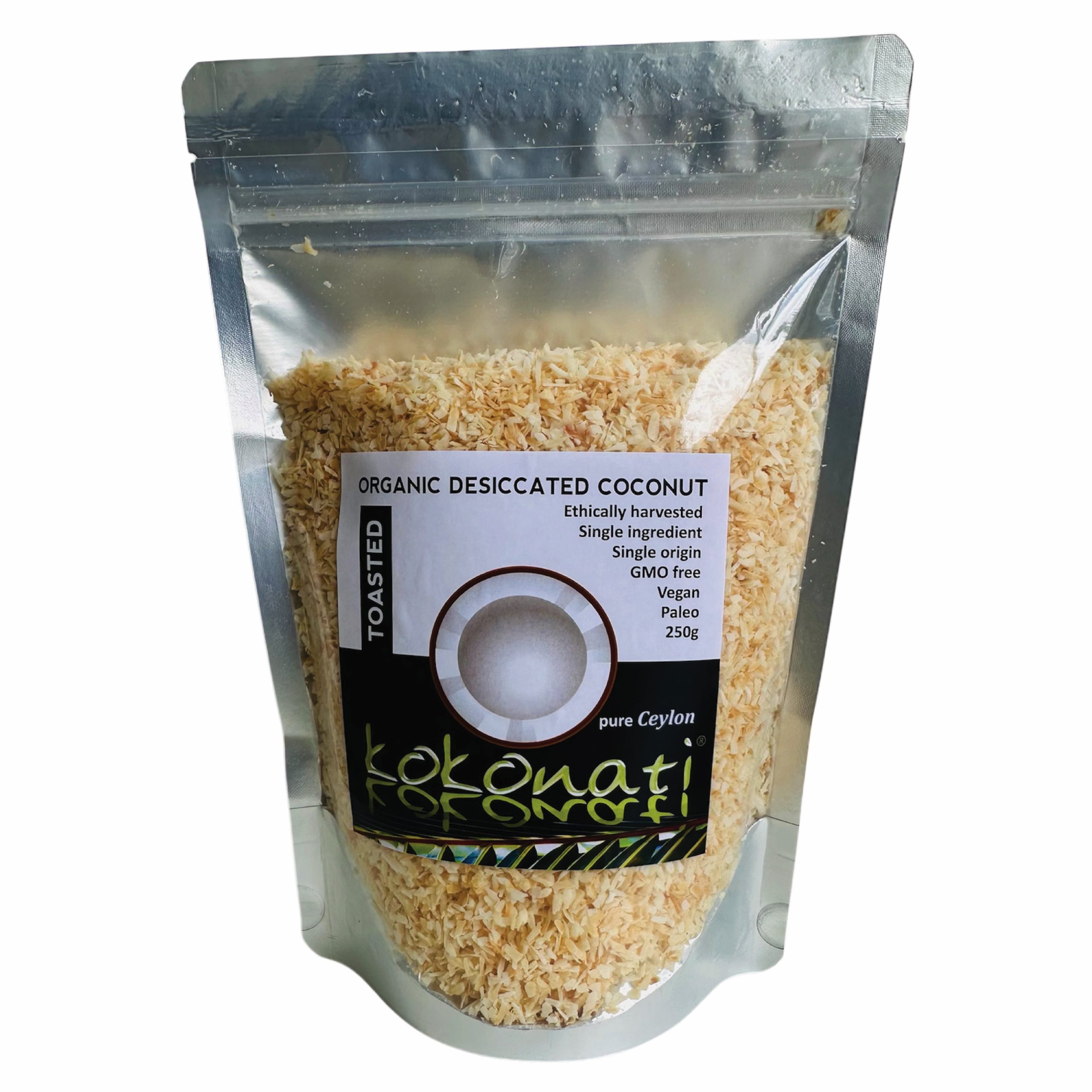 Desiccated coconut
