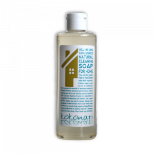 Liquid castile soap for household cleaning