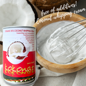 vegan whipping cream from coconut