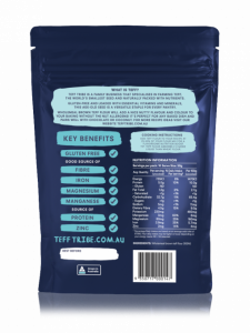 Brown Teff Flour Nutrition information