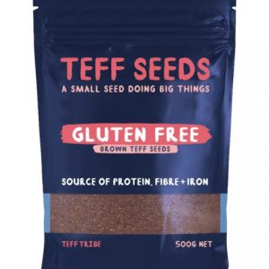 Brown Teff Seeds gluten-free grain 500g pack