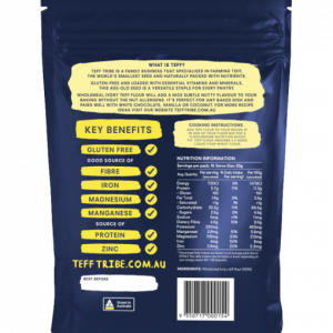 Ivory TEFF FLOUR Nutrition information