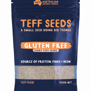Ivory Teff seeds 500g pack - Front