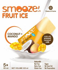 Coconut & Mango fruit Ice SMOOZE single bar