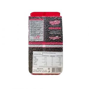 Nutritional Information organic black cargo rice 1kg
