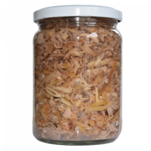 Organic chopped banana blossom