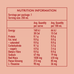 Nutritional information Alcohol free Negroni