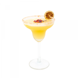 Passionfruit Margarita served as an alcohol free cocktail
