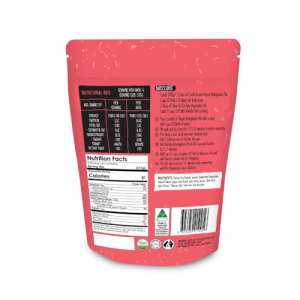 Vegan Plant-based Bolognaise mix - back of pack information