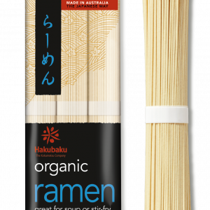 Organic Noodles Ramen with Noodle bundle on side 270g