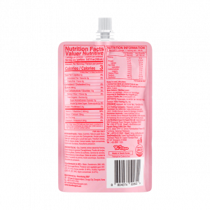 Apple Drinkable Konjac Jelly Back of Pack with Nutritional Information
