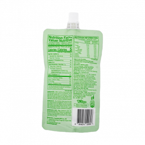 Grape Drinkable Konja Jelly Back of Pack with Nutritional Information