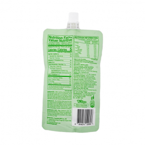 Grape Drinkable Konjac Jelly Back of Pack with Nutritional Information