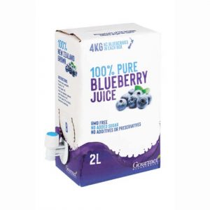 Pure Blueberry Juice 2 Liters bladder with tap