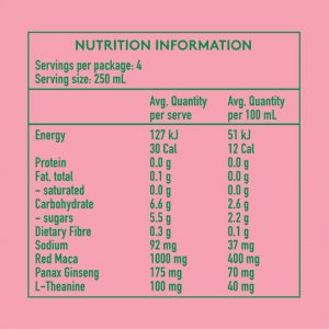 Alcohol-free Strawberry Daiquiri ingredients