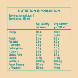 Elta Ego Pina Colada ingredients