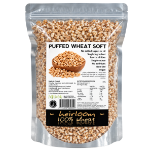 HEIRLOOM Natural Puffed Wheat Soft